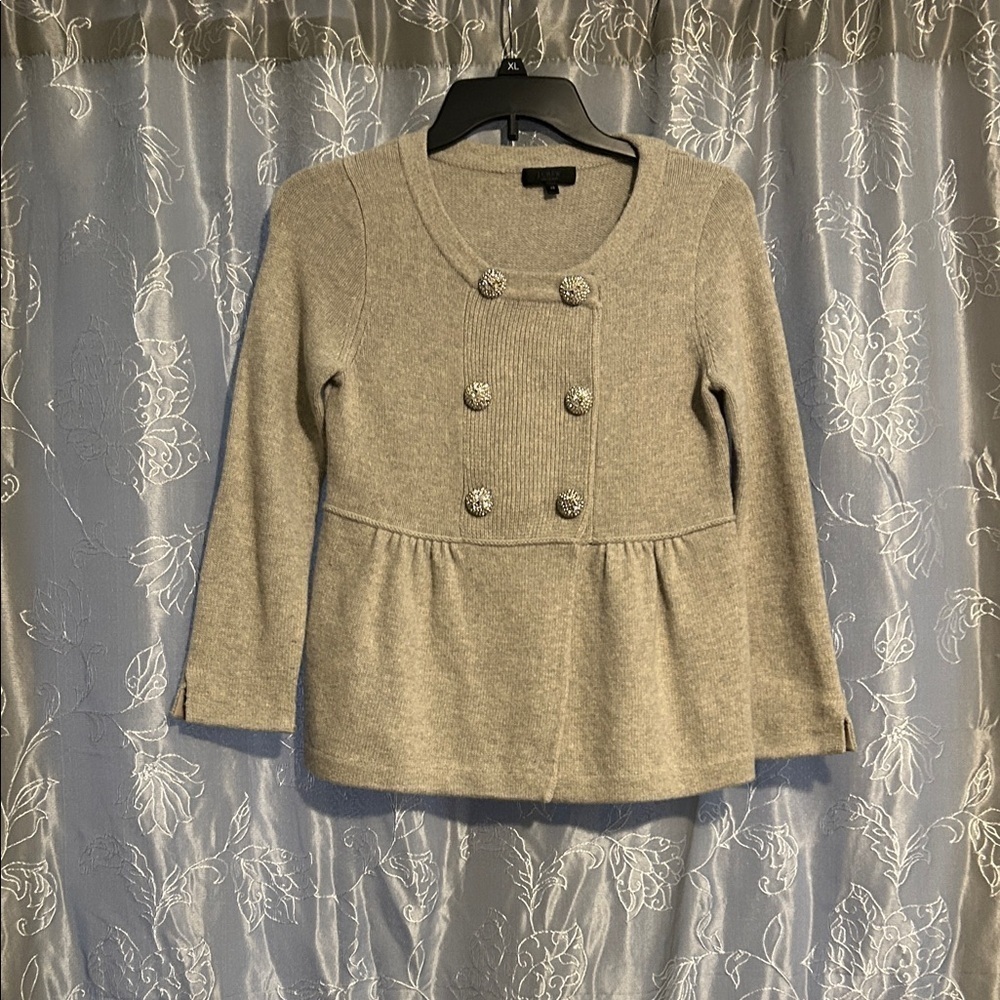 J. Crew Beige Sweater Cardigan - Picture 5 of 11